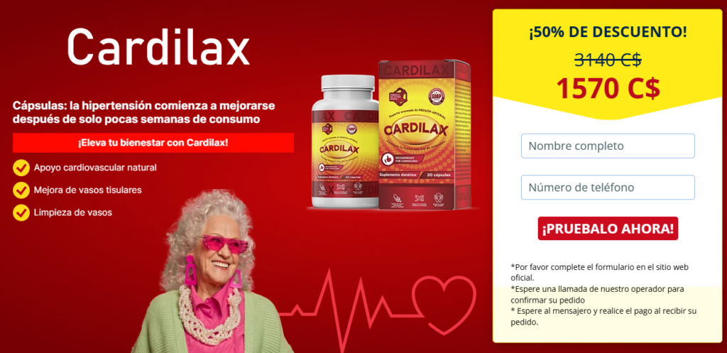 Cardilax Cardilax – sitio web oficial en Nicaragua