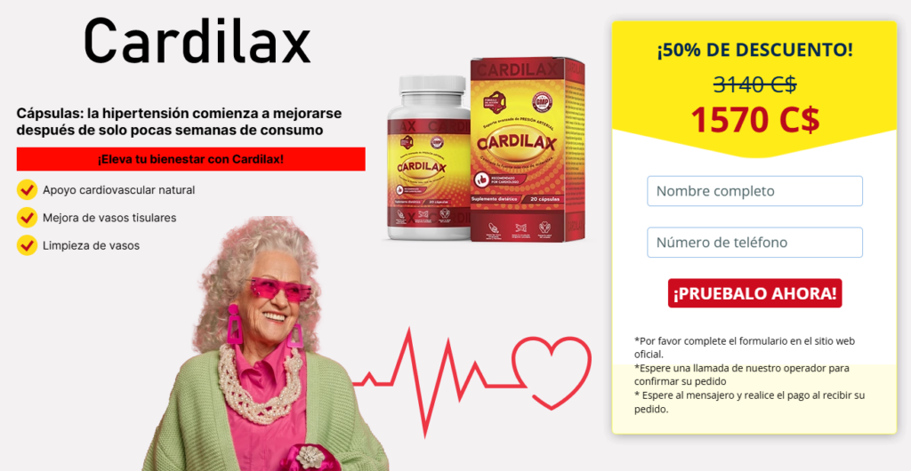 Cardilax Cardilax – sitio web oficial en Nicaragua